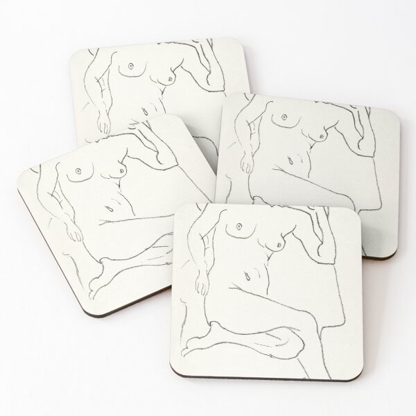 Item preview, Henri Matisse Nude Sketch - Naked Woman 1922 designed and sold by SFTStudio.