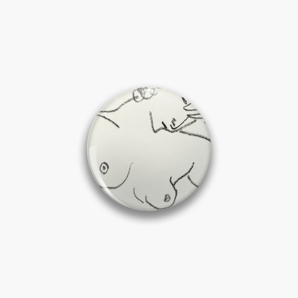 Henri Matisse Nude Sketch Naked Woman Pin By Sftstudio Redbubble