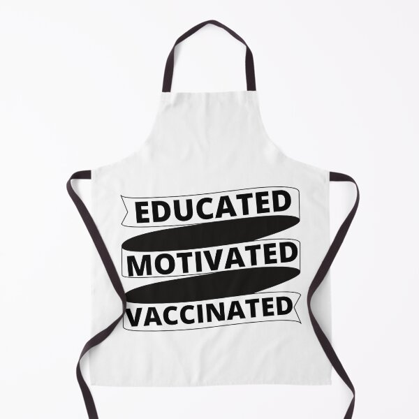 Item preview, Educated Motivated Vaccinated designed and sold by Vibing-Right.