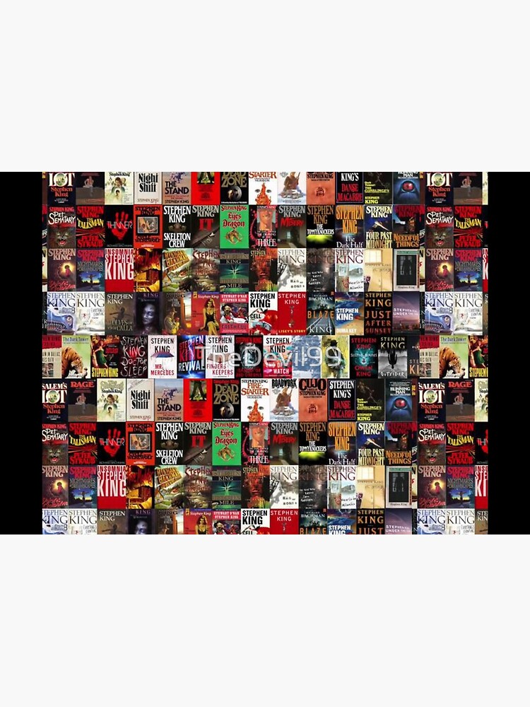 "Stephen King Book Cover Collage" Jigsaw Puzzle by TheDevil99 Redbubble