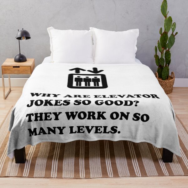 Item preview, Why Are Elevator Jokes So Good? They Work On So Many Levels. designed and sold by DomGDesign.