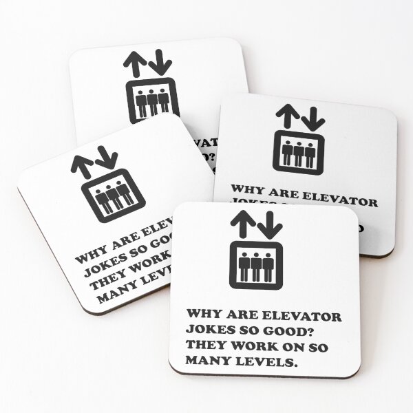 Item preview, Why Are Elevator Jokes So Good? They Work On So Many Levels. designed and sold by DomGDesign.