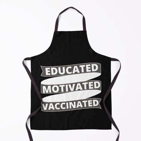 Item preview, Educated Motivated Vaccinated designed and sold by Vibing-Right.