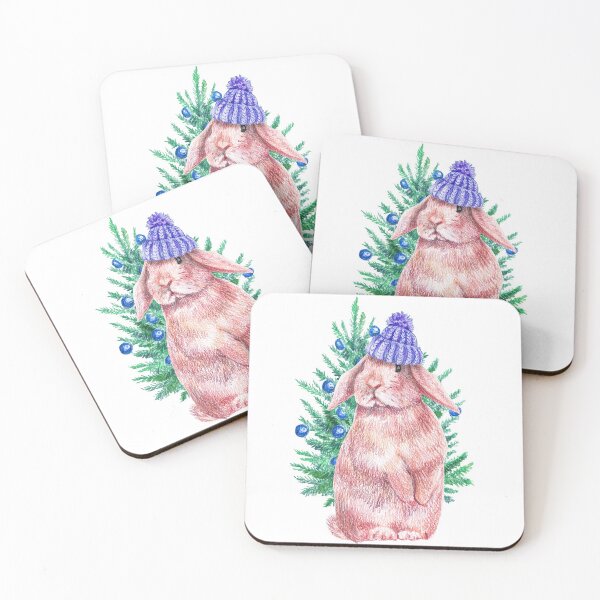 Item preview, Bunny with a Christmas tree designed and sold by LiliyaSavelieva.
