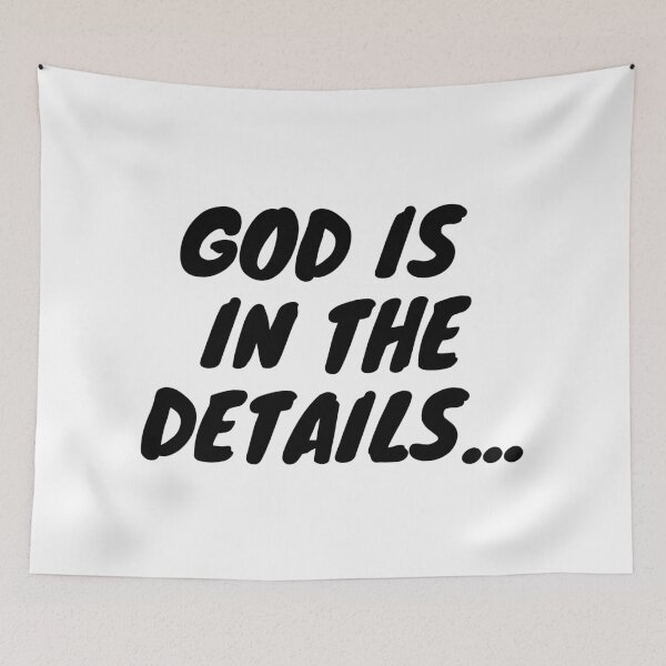 Item preview, God is in the details designed and sold by walkagain.