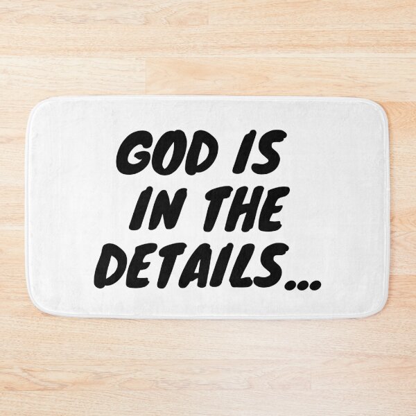 Item preview, God is in the details designed and sold by walkagain.
