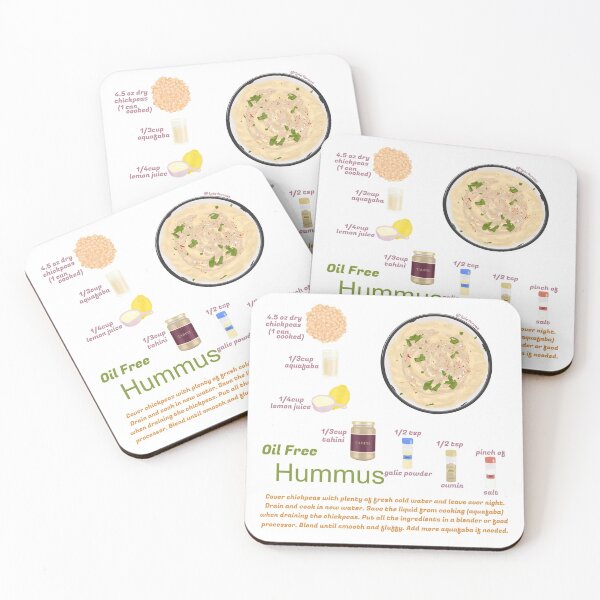 Item preview, Healthy Hummus Recipe designed and sold by onepiconetreat.