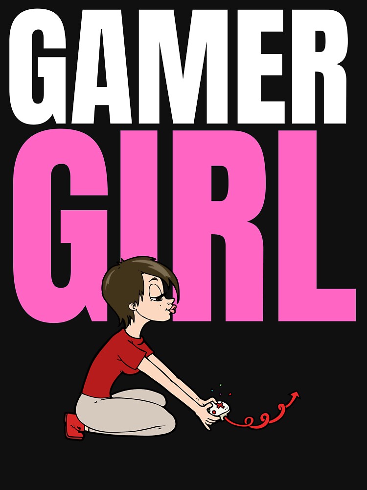 Gamer girl, gaming design for her by ds-4