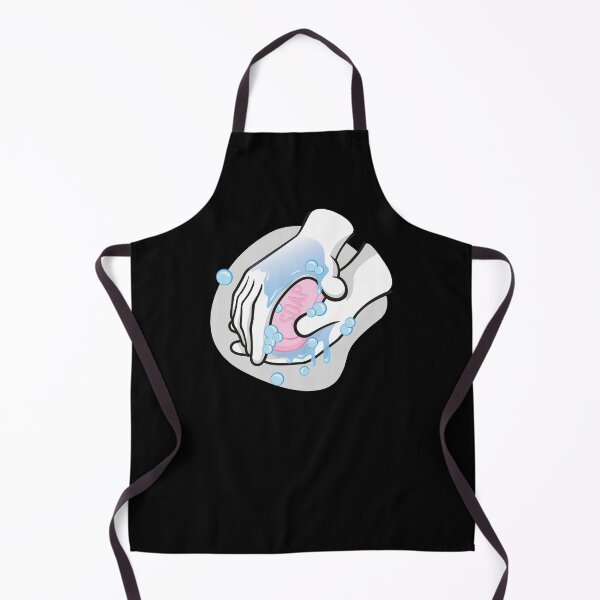 Item preview, Illustration of a person washing their hands with soap and water designed and sold by LucianoCosmo.