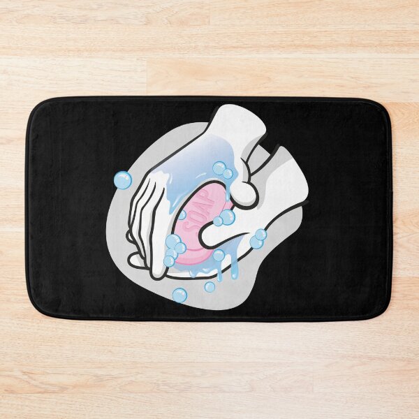 Item preview, Illustration of a person washing their hands with soap and water designed and sold by LucianoCosmo.