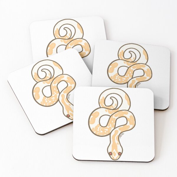 Item preview, Cute albino yellow and white snake  designed and sold by tazzarki.