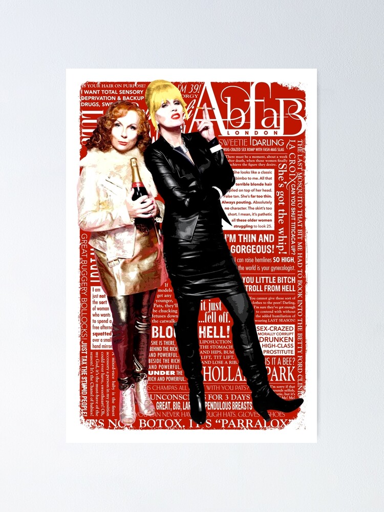 Absolutely Fabulous Sweetie Darling Patsy And Edina Ab Fab Typography Quotes Abfab Bbc 4502