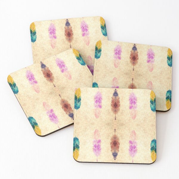 Item preview, Indian Feathers Colorful Pattern designed and sold by Crimson-Spell.