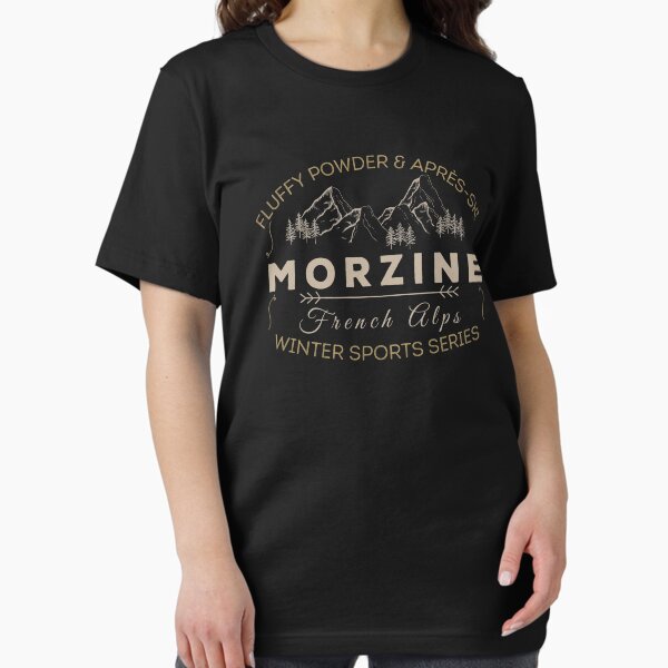 Item preview, Morzine Winter Sports Fluffy Powder & Après-Ski designed and sold by Hoiho Adventure Shirts.