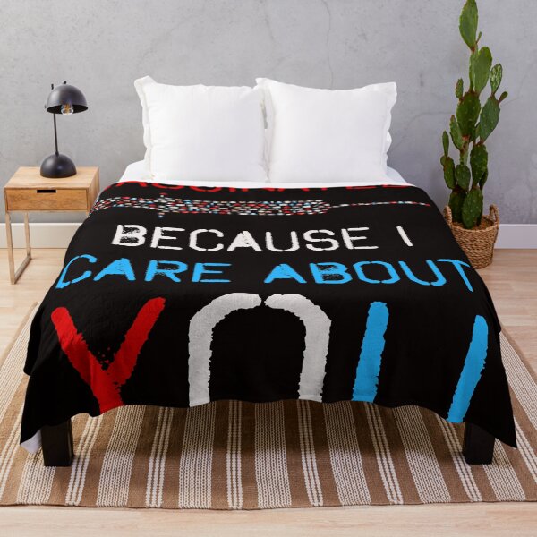 Item preview, Vaccinated, because I care about you! Typography design! designed and sold by Henri Vellart.