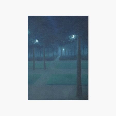 Item preview, Nocturne in the Park, Midnight, Night Scene by William Degouve de Nuncques designed and sold by Jéanpaul  Ferro.