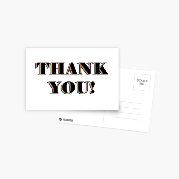Item preview, Thank you! designed and sold by Carolyn's Fine Art.