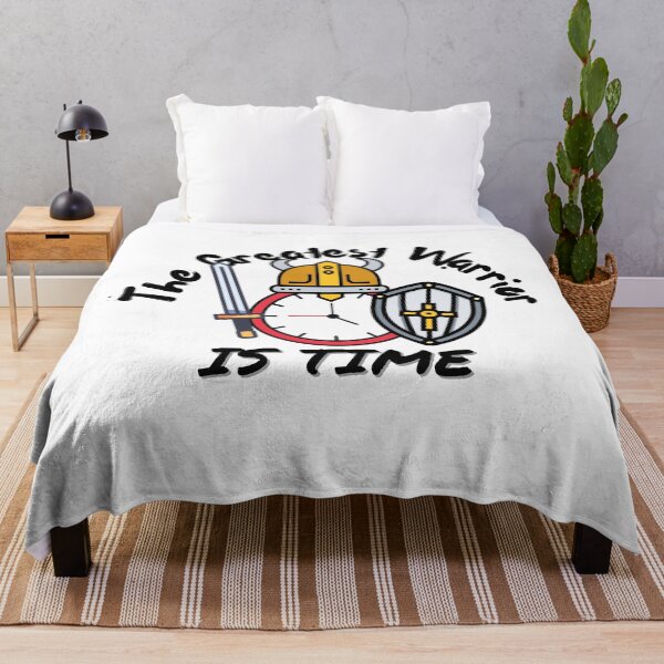 Item preview, The Greatest Warrior is Time designed and sold by UniqqFactory.