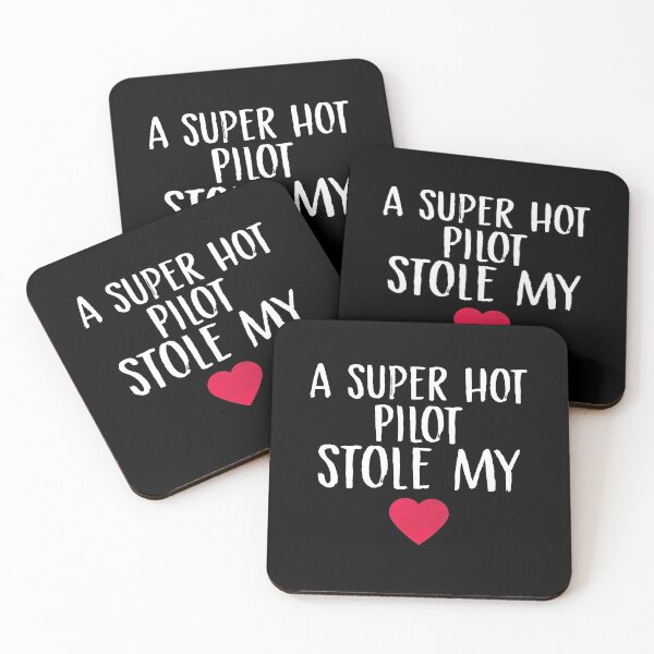 Item preview, A Super Hot Pilot Stole My Heart Pilot Wife Pilot Girlfriend Pilot Valentine's Day Couples Fiance designed and sold by Akmloza.