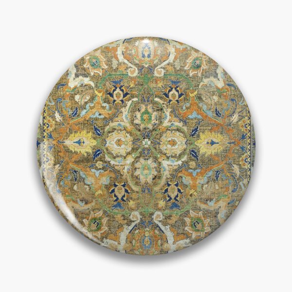 Item preview, Safavid 'Polonaise' 17th Century Persian Carpet Print designed and sold by Vicky Brago-Mitchell®.