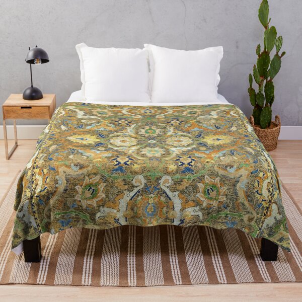 Item preview, Safavid 'Polonaise' 17th Century Persian Carpet Print designed and sold by Vicky Brago-Mitchell®.