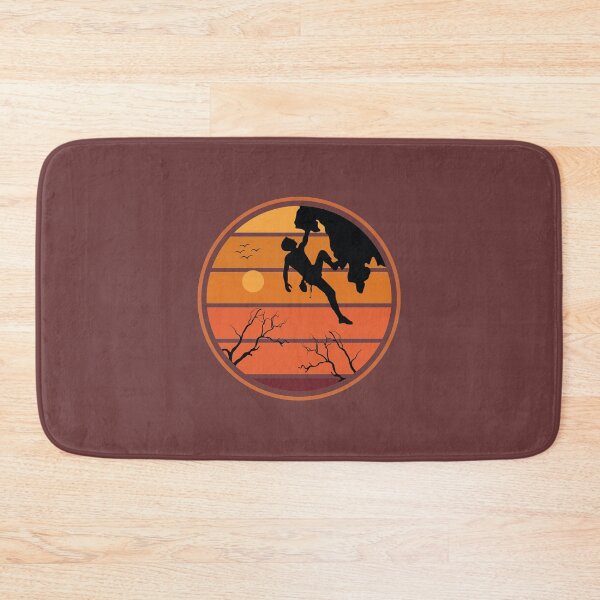 Item preview, Vintage bouldering rock climbing sunset retro designed and sold by Phoca Mobil.