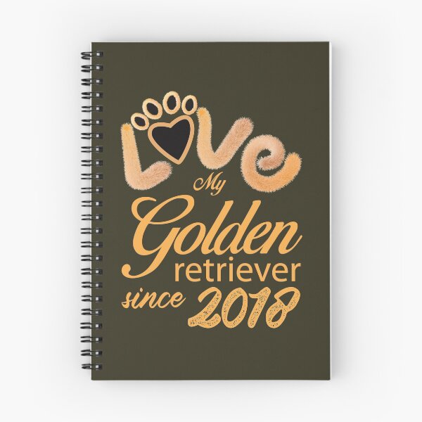 Item preview, Love my Golden Retriever since 2018 designed and sold by Arteria Mix.