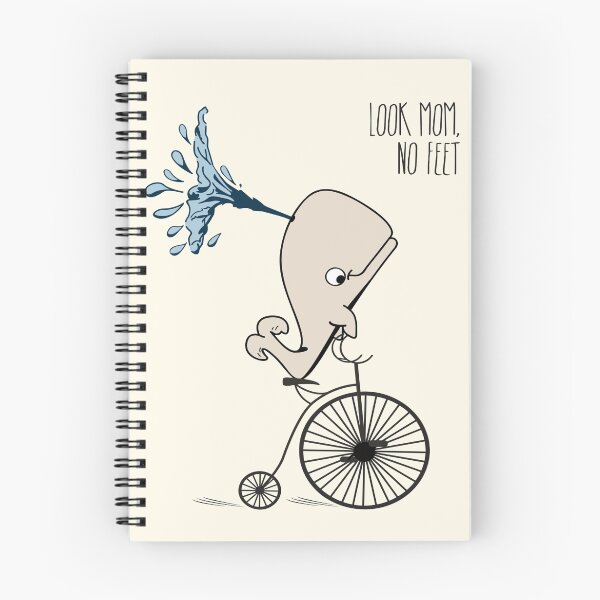 Item preview, Look Mom, No Feet! Whale Riding a Bicycle designed and sold by Ben Talatzko.