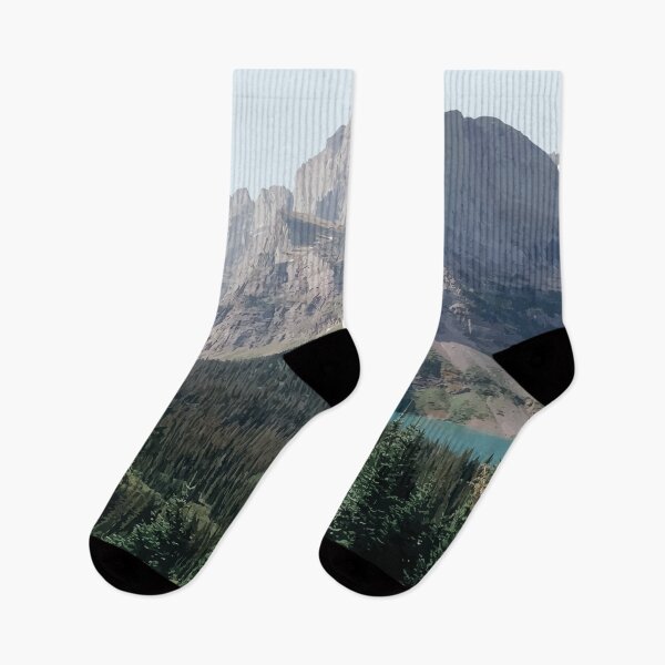 Item preview, Glacier National Park, Montana Travel Artwork designed and sold by Alo.