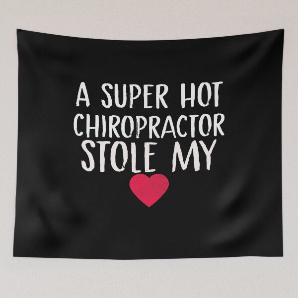 Item preview, A Super Hot Chiropractor Stole My Heart Chiropractor Wife Chiropractor Husband Spouse Valentine's Day Couples Fiance designed and sold by Akmloza.
