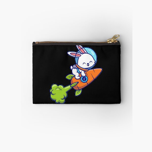 Item preview, Rabbit riding carrot rocket designed and sold by Rakos-Merch.