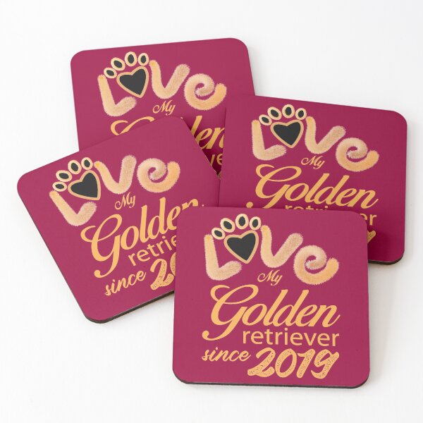 Item preview, Love my Golden Retriever since 2019 designed and sold by Arteria Mix.