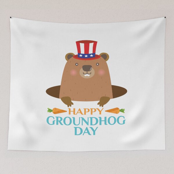 Item preview, Happy Groundhog day designed and sold by 397HOUSE Your happy time.