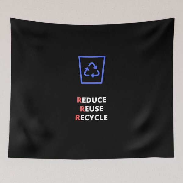 Item preview, RRR REDUCE REUSE RECYCLE  designed and sold by Tshirtpedia.