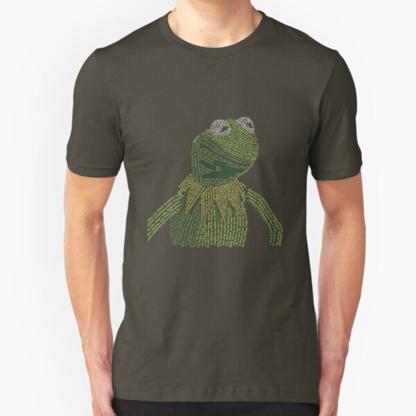 It's not easy, bein' Kermit Slim Fit T-Shirt