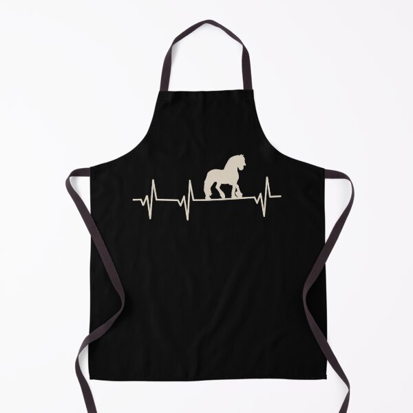 Item preview, Friesian Horse Heartbeat Pulse Gift For Friesian Horse Owners designed and sold by JokeGysen.