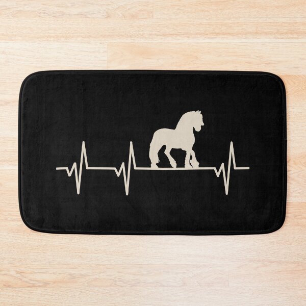 Item preview, Friesian Horse Heartbeat Pulse Gift For Friesian Horse Owners designed and sold by JokeGysen.
