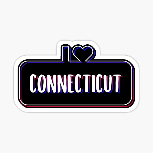 I Love Connecticut Sticker
