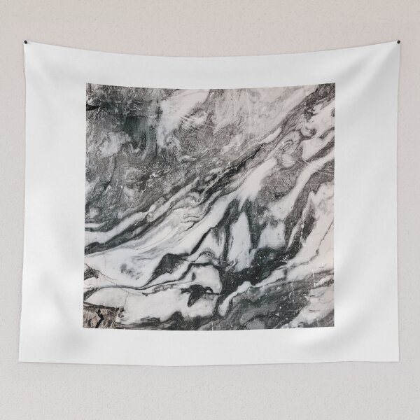 Item preview, New 2021 Black & White Mosaic Grey Print designed and sold by mishaycrafts.