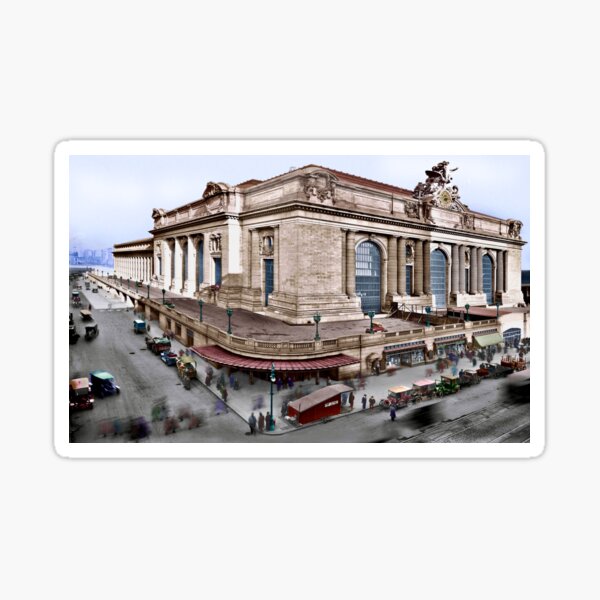 Artikel-Vorschau von Koloriertes New York Grand Central 1908-1910, designt und verkauft von lexmil.