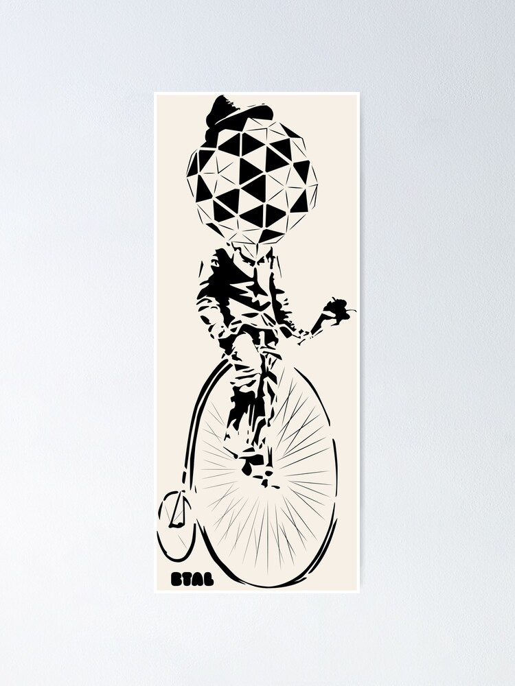 "Demetri, Spray Paint, Stencil, Street Art" Poster by bennyisjamin