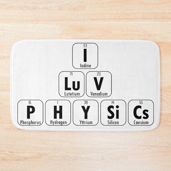 Item preview, I love physics designed and sold by Gajaman Creations.
