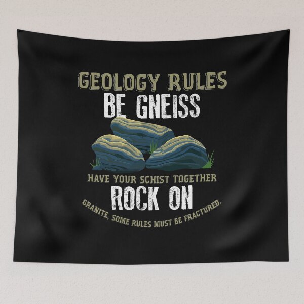 Item preview, Geologist Rules Be Gneiss Rock On - Geology Gift designed and sold by Dressed For  Duty.