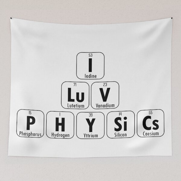 Item preview, I love physics designed and sold by Gajaman Creations.