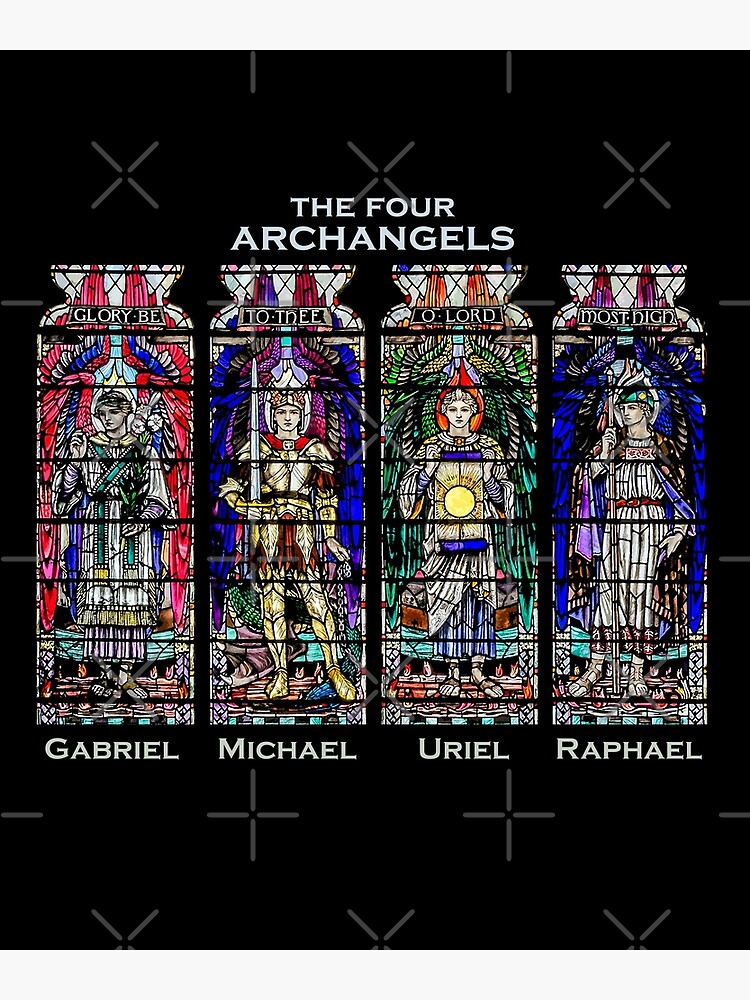 4 Archangels Michael Gabriel Uriel Raphael Religion Christianity