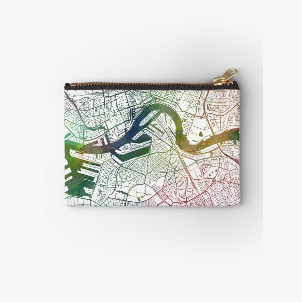 Item preview, Rotterdam Watercolor Map by Zouzounio Art designed and sold by zouzounioart.