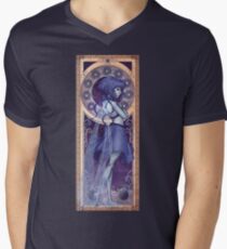 Lapis Lazuli Mucha Men's V-Neck T-Shirt