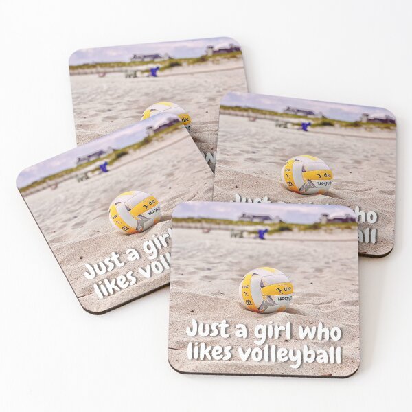 Item preview, Just a girl who likes volleyball designed and sold by Kayla Korte.