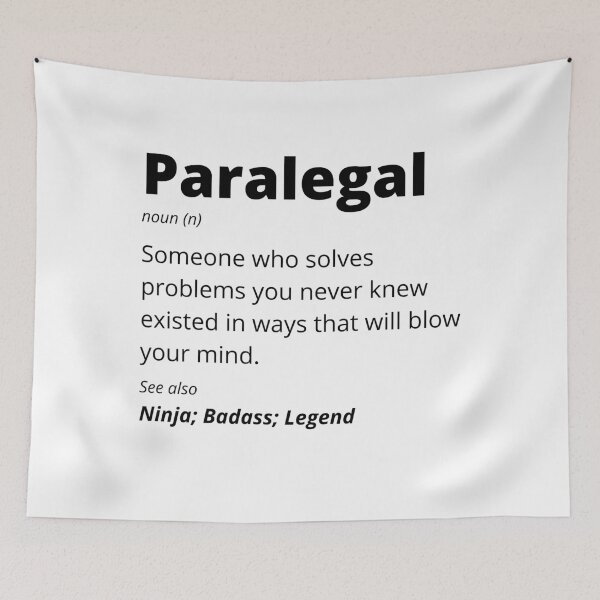 Item preview, Ninja, Badass, Legend - Paralegal designed and sold by blueskygiftco.