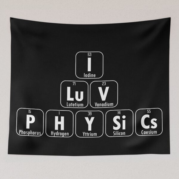 Item preview, I love physics designed and sold by Gajaman Creations.